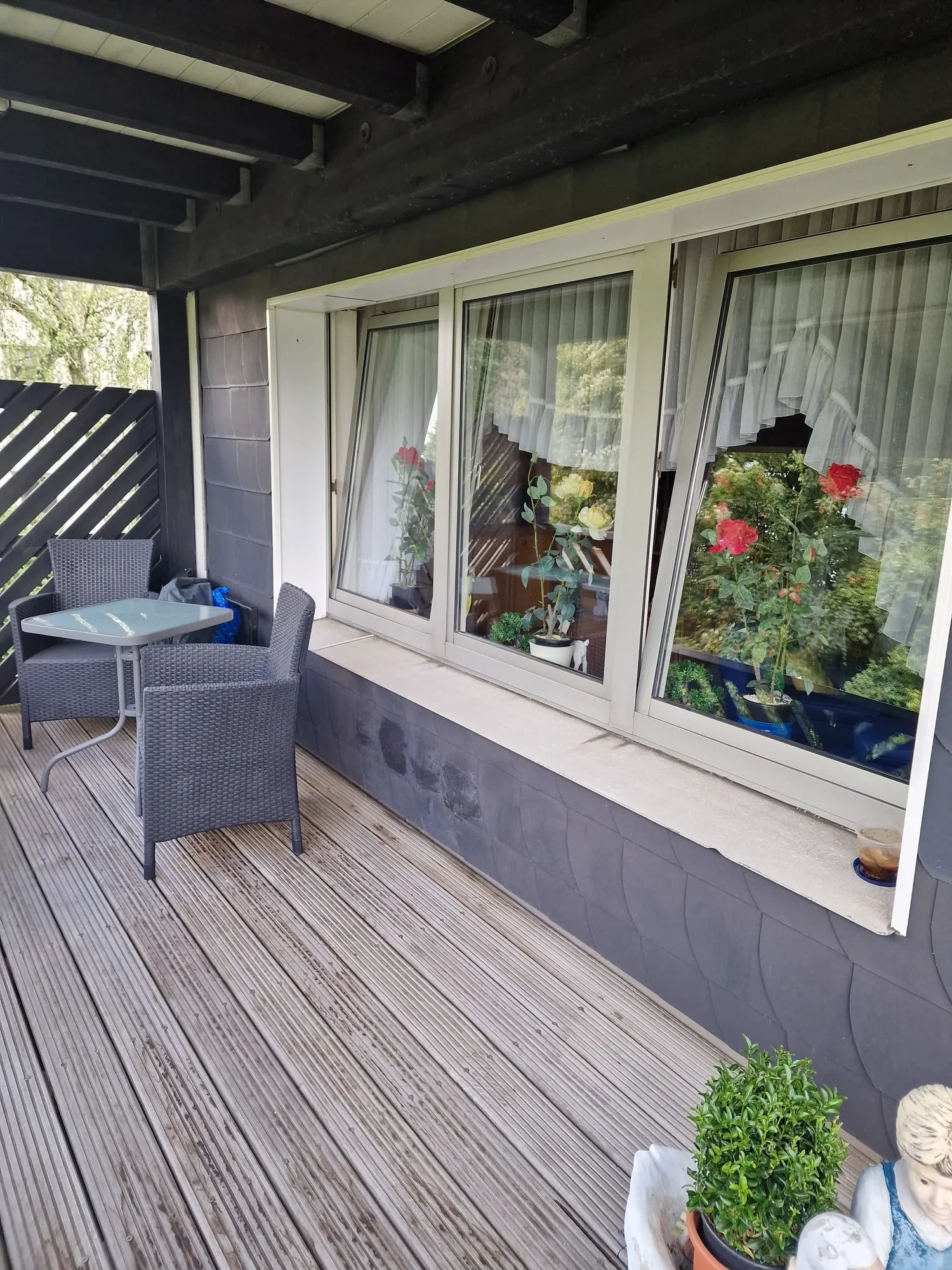 Großer Balkon