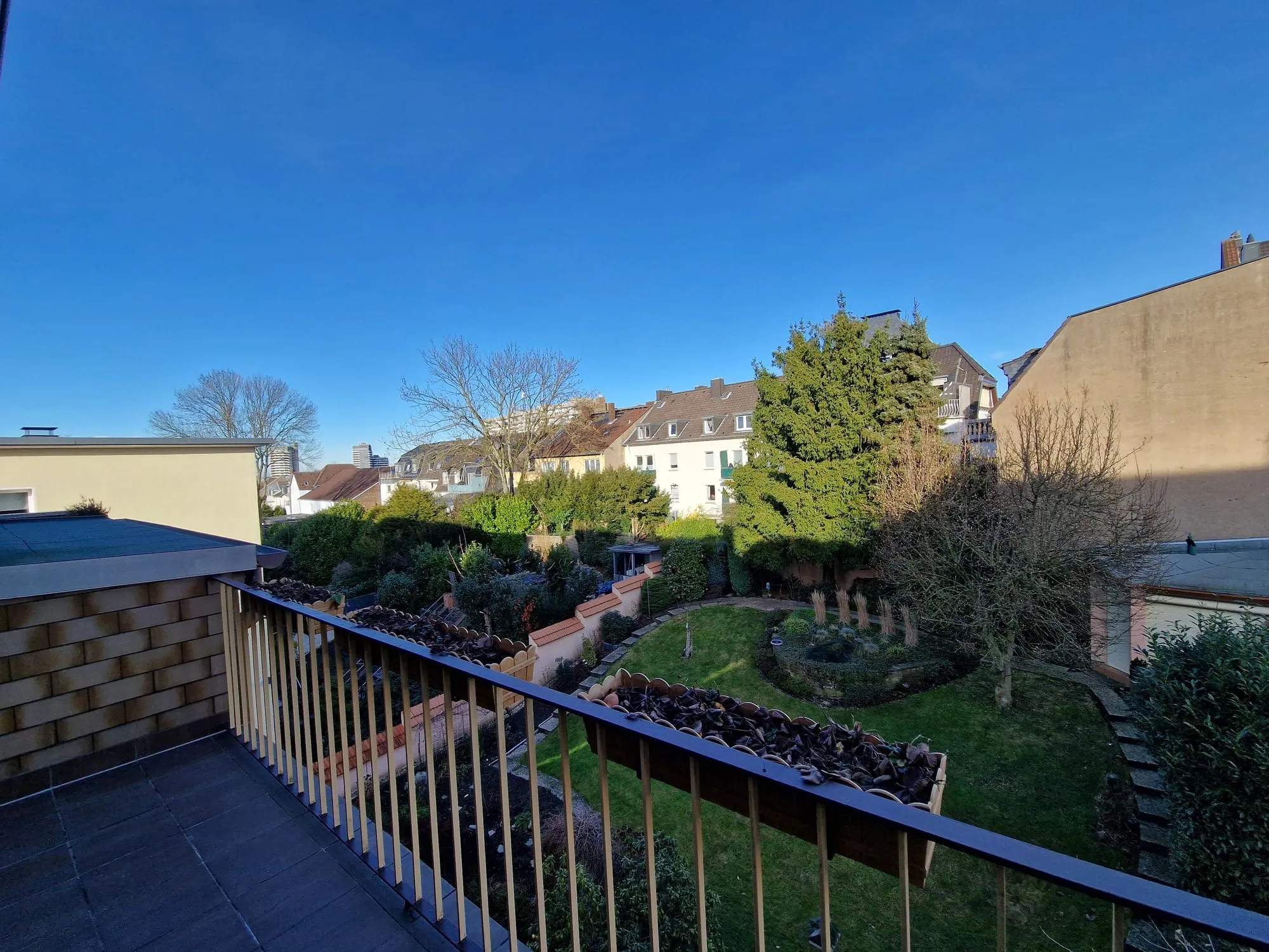 Ausblick Balkon