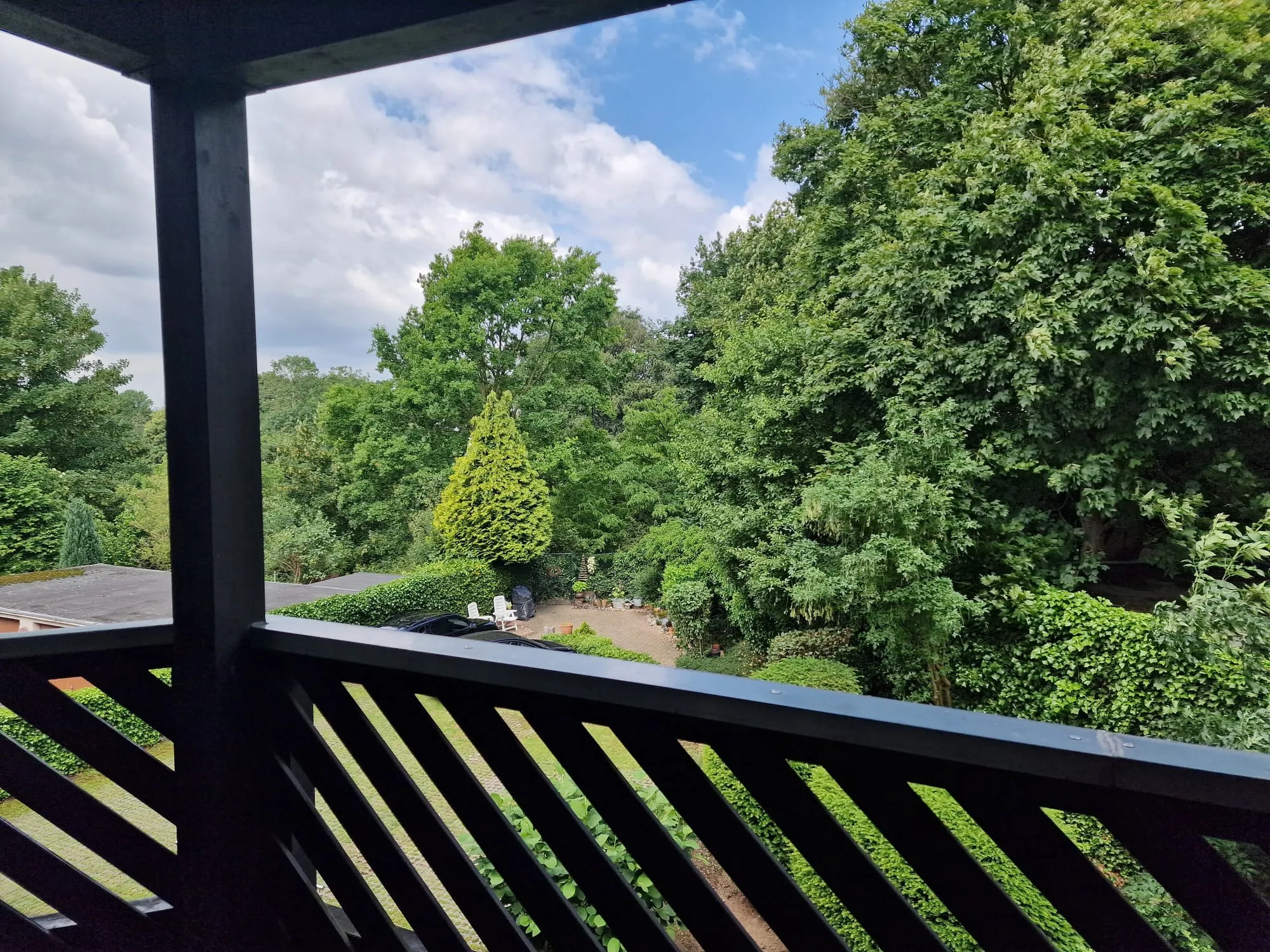 Herrlicher Ausblick ins Grüne!
