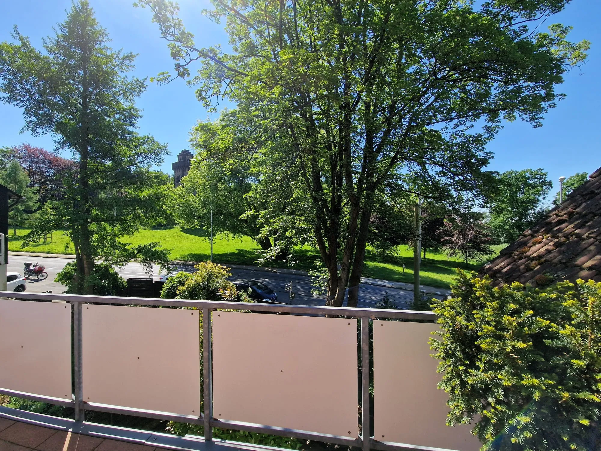 Ausblick vom Balkon
