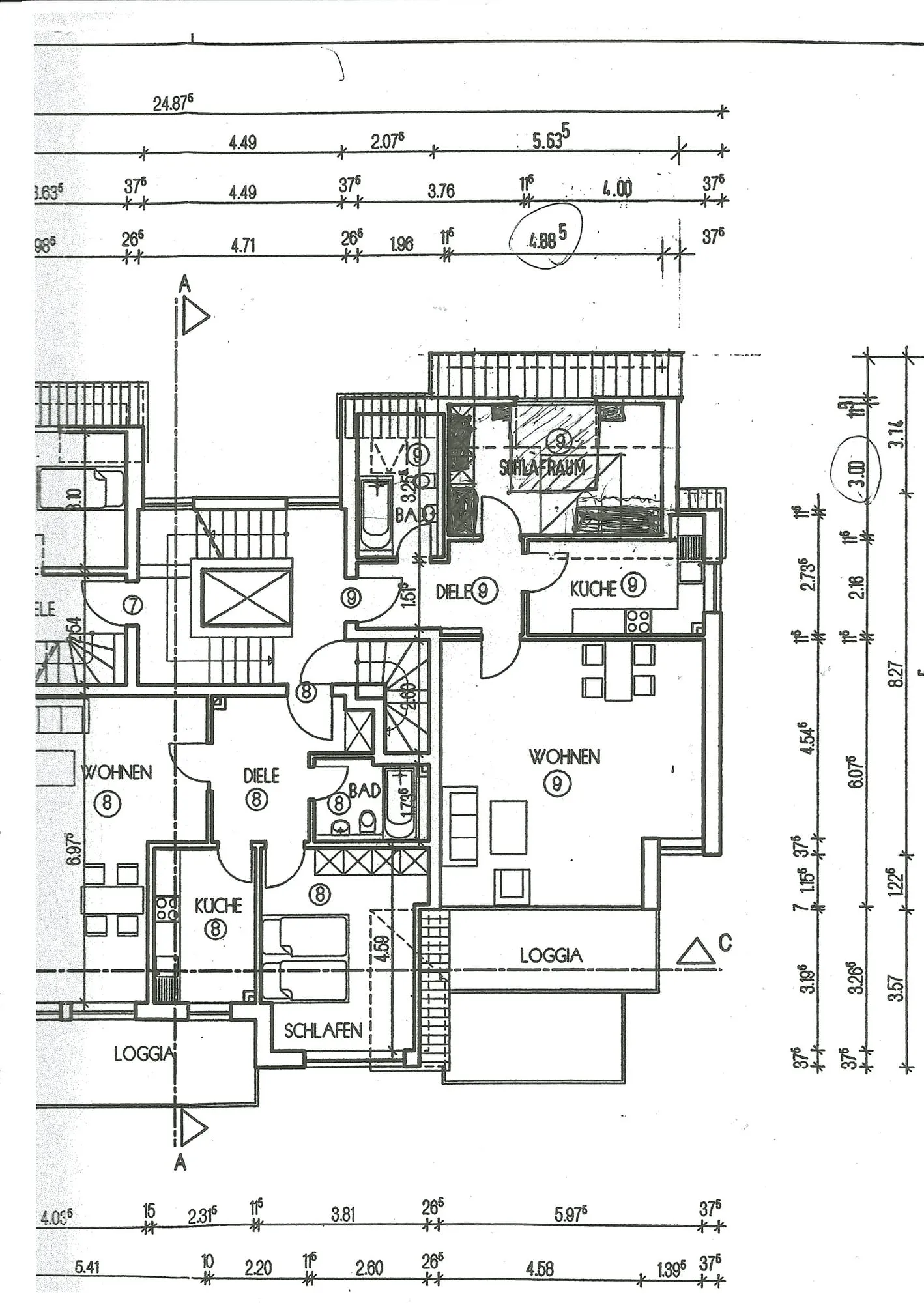 Einzugsbereit! Lichtdurchflutete ETW mit Aufzug, Einbauküche, Loggia und Garagenstellplatz in 45470 Mülheim
