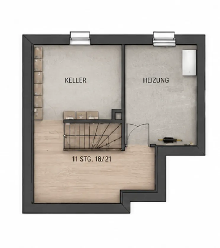 Keller Grundrissskizze